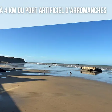 Les Dunes, Maison Neuve 8 P Bien Equipee Jardin Clos, Parking, Garage A 850 M De La Plage Et Centre Bourg, Sur Plages Du Debarquement Pres Arromanches Et Bayeux Asnelles Exterior photo