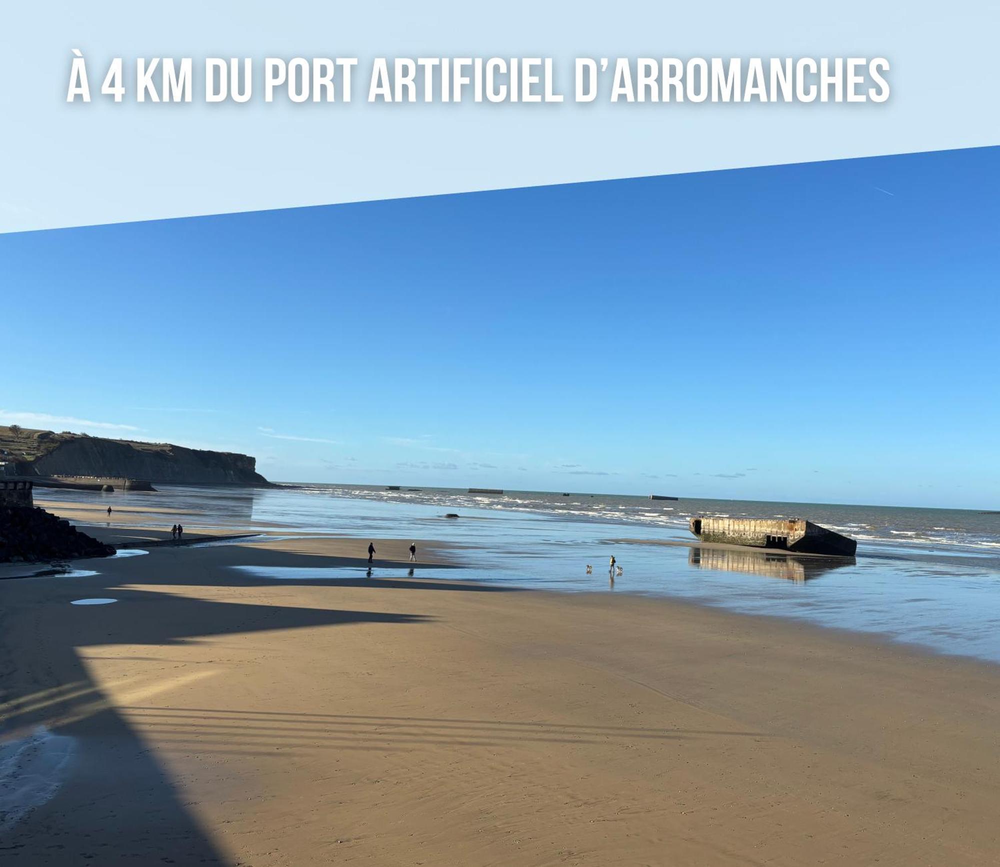 Les Dunes, Maison Neuve 8 P Bien Equipee Jardin Clos, Parking, Garage A 850 M De La Et Centre Bourg, Sur Plages Du Debarquement Pres Arromanches Et Bayeux Holiday home *